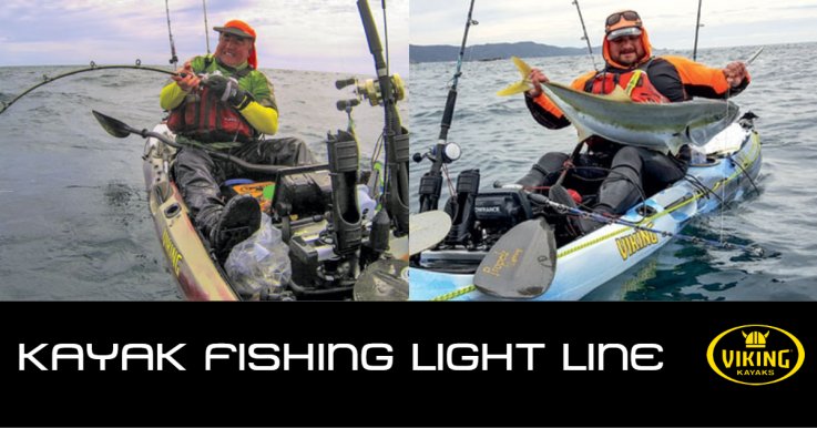 Kayak fishing light line techniques